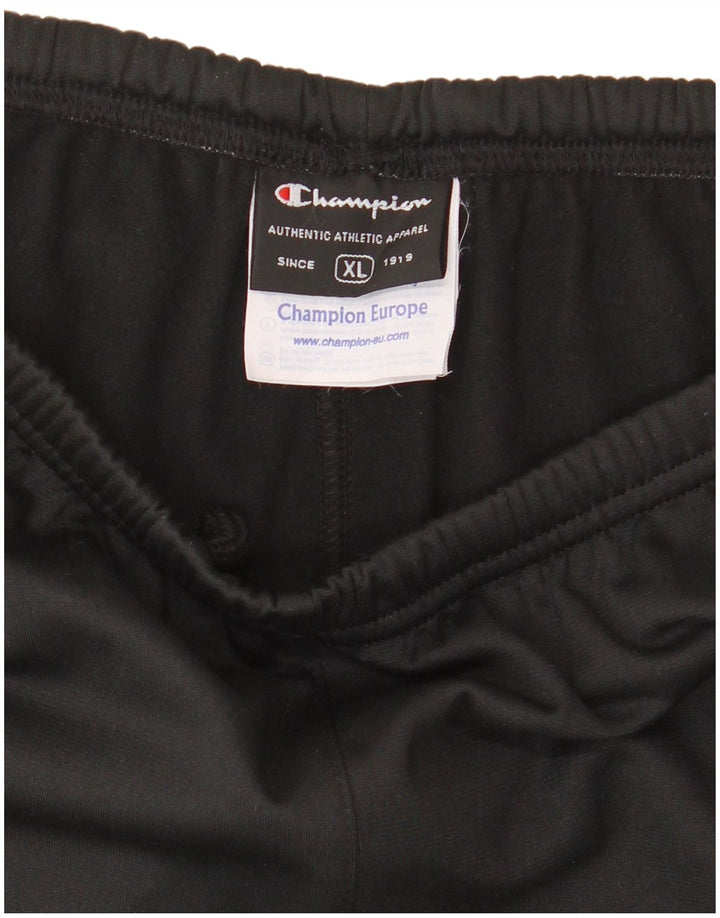 Champion Pantalon De Survêtement Femme UK 18 XL Noir Polyester