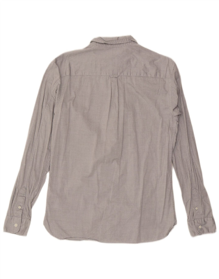 All Saints Chemise Homme Gris Moyen Coton