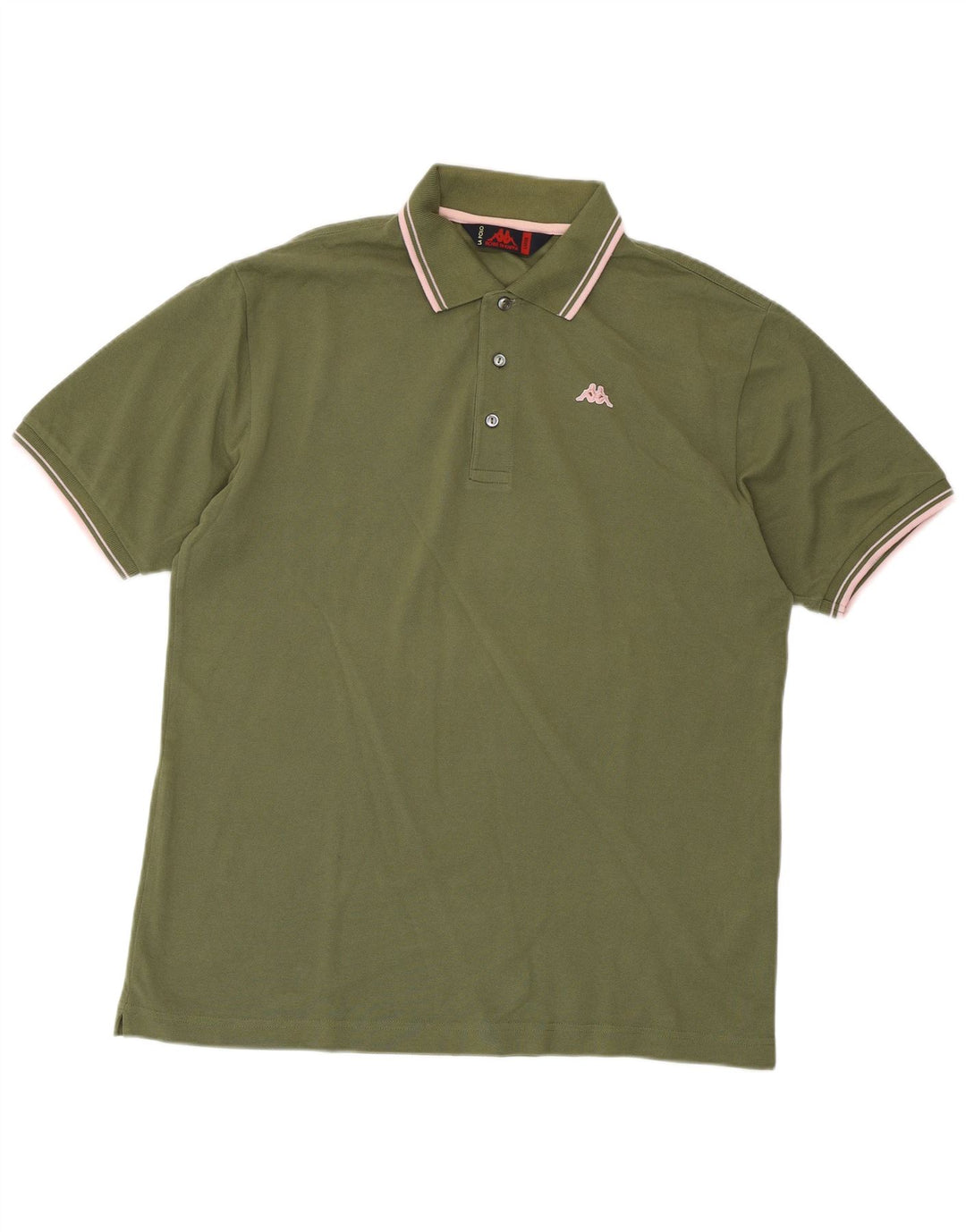 KAPPA Polo Homme Grand Vert Coton
