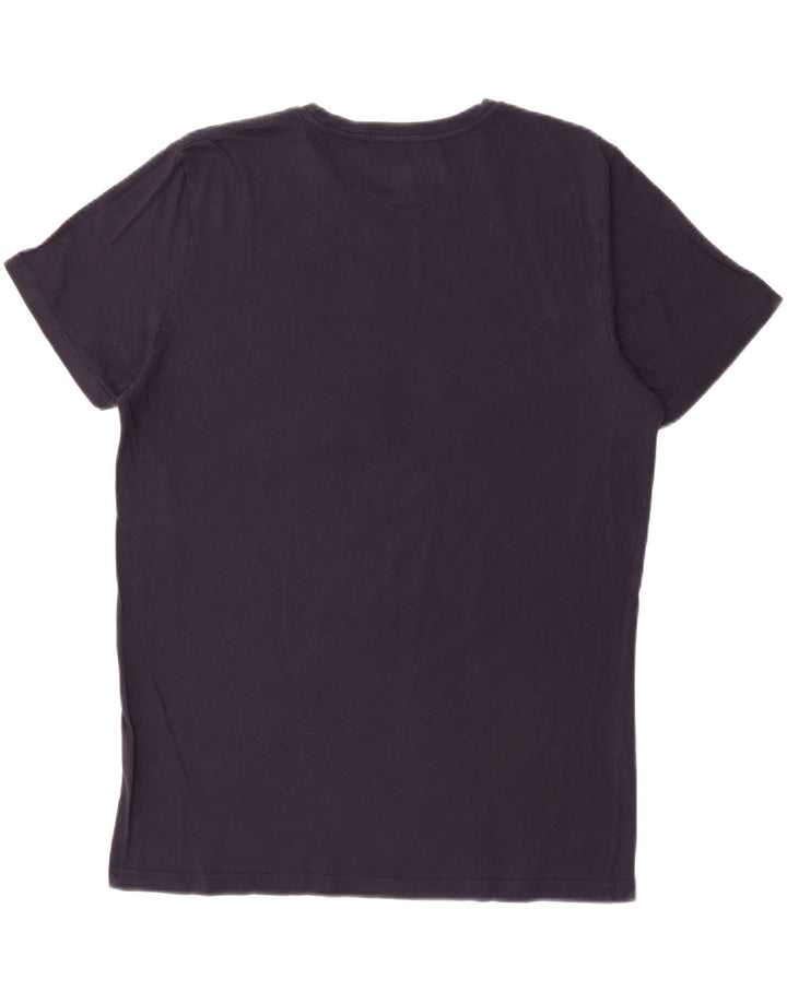 RIFLE Mens T-Shirt Top XL Navy Blue Cotton Vintage Rifle and Second-Hand Rifle from Messina Hembry 