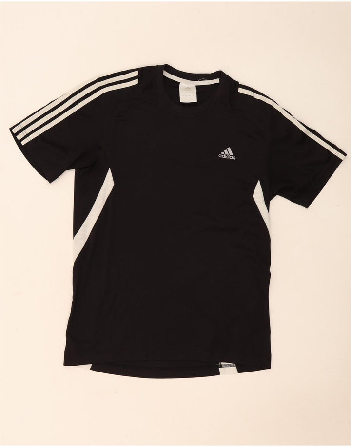 Adidas T-shirt pour homme en polyester color block noir moyen
