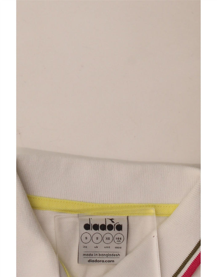 Diadora Polo Femme UK 10 Petit Blanc