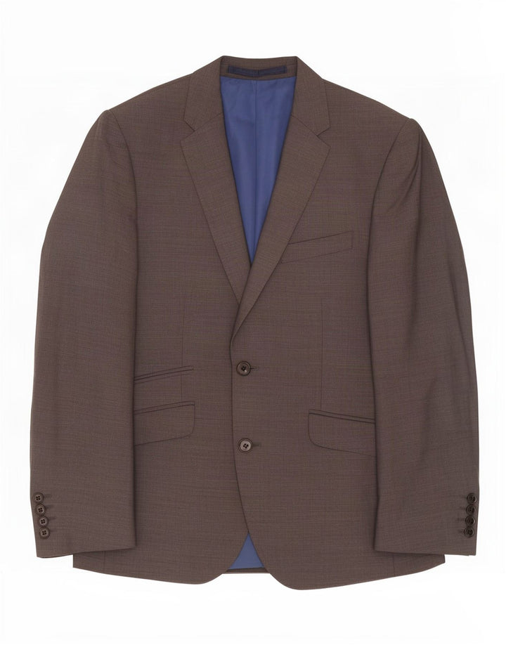 Marks & Spencer Veste blazer à 2 boutons pour homme UK 40 laine gris moyen
