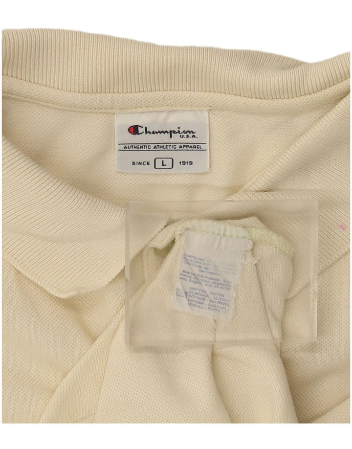 Champion Polo Homme Grand Blanc Coton