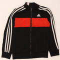 Adidas Veste de survêtement pour garçon 7-8 ans Noir Colourblock Polyester