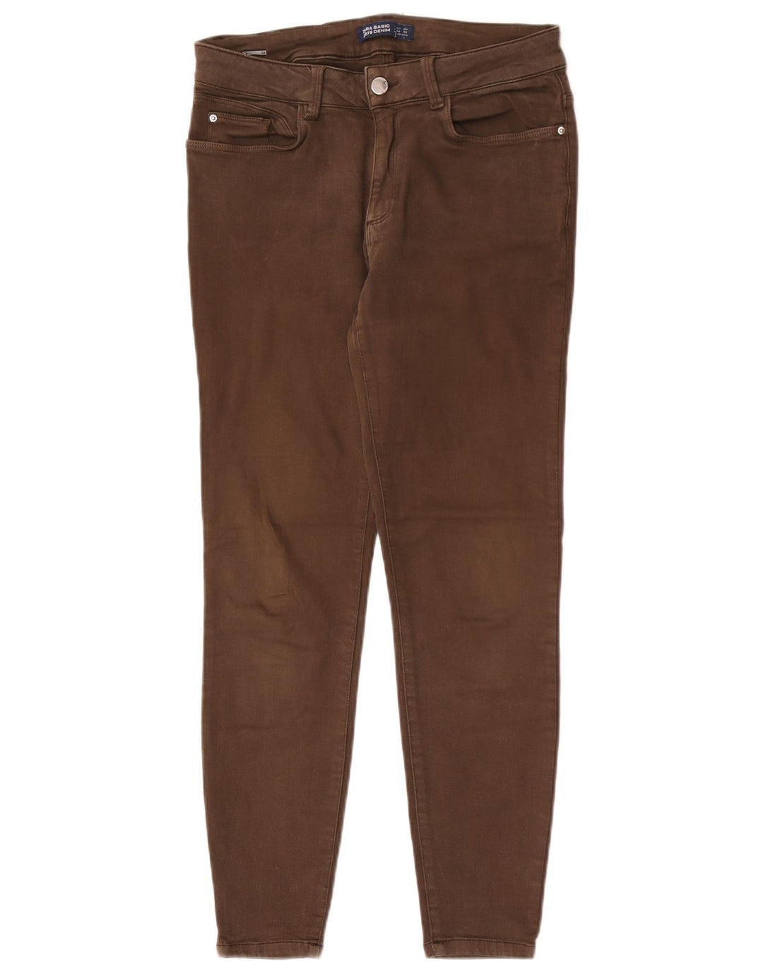 Zara Jean skinny pour femme EU 40 Medium W30 L27 Marron