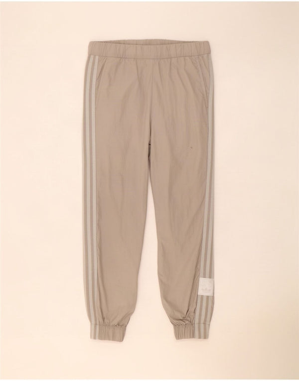 Adidas Pantalon de survêtement court pour femme Joggers UK 10 Small W30 L26 Beige