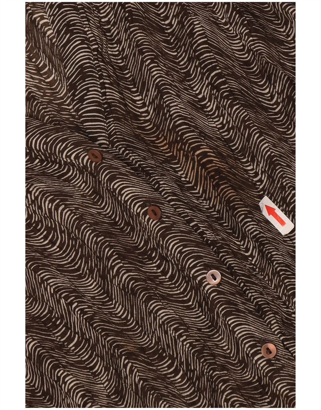 Marks & Spencer Chemisier Femme UK 18 XL Marron Géométrique Polyester