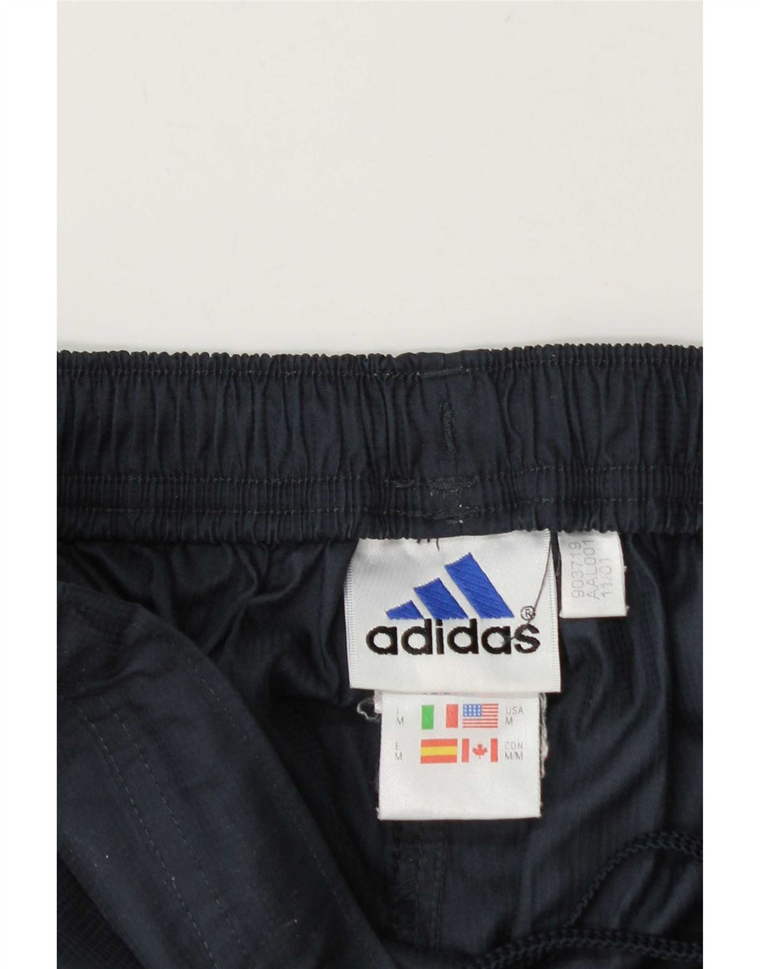 Adidas Pantalon de survêtement pour homme Bleu marine moyen Polyester