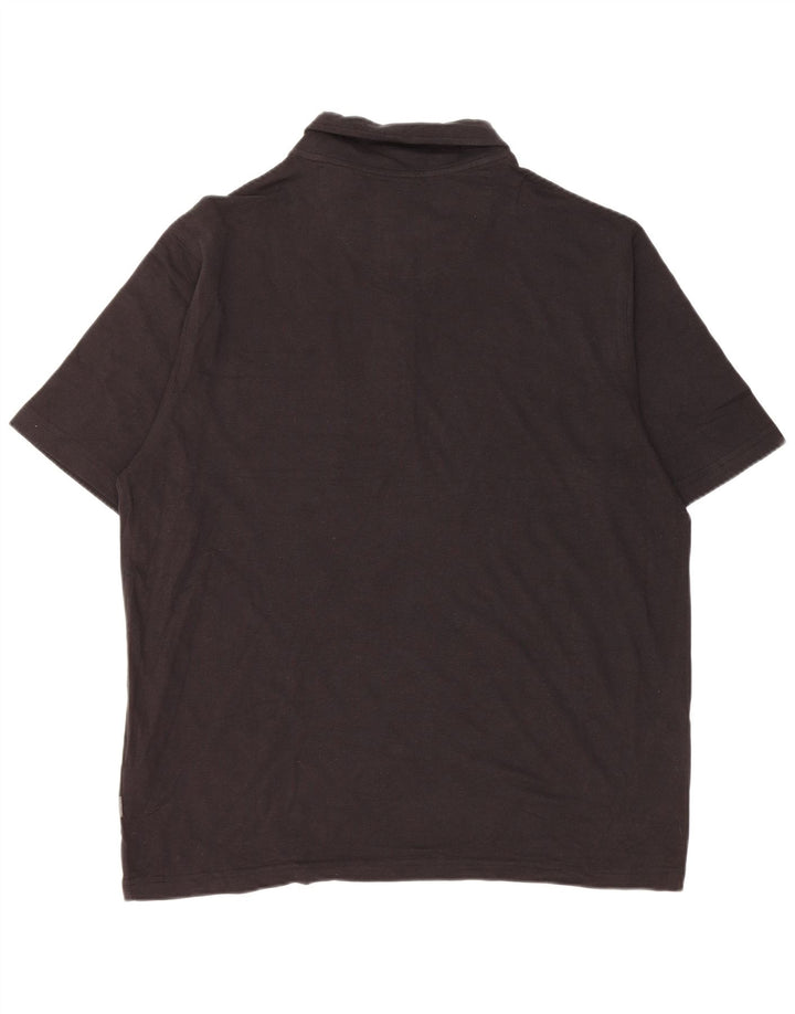 Eddie Bauer Polo Homme XL Noir Coton