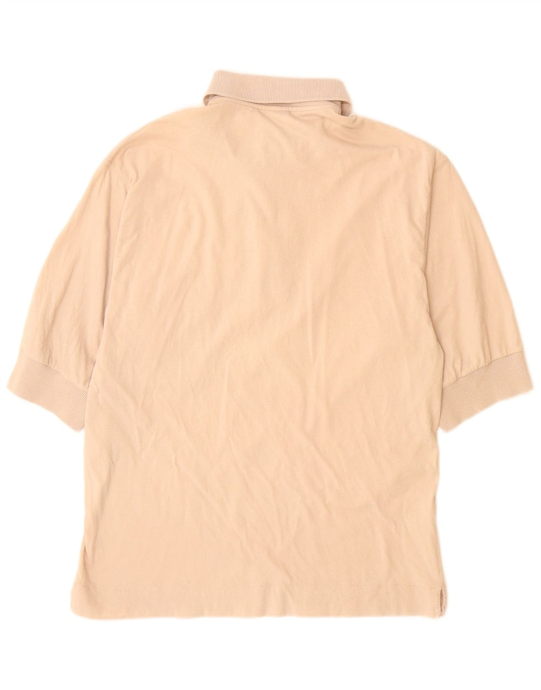 BENETTON Polo Homme Beige Moyen Coton