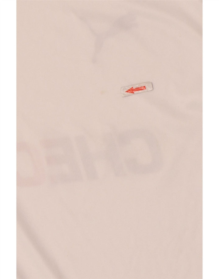 Puma T-Shirt Deutschland Graphic Homme Blanc Small Polyester Colorblock