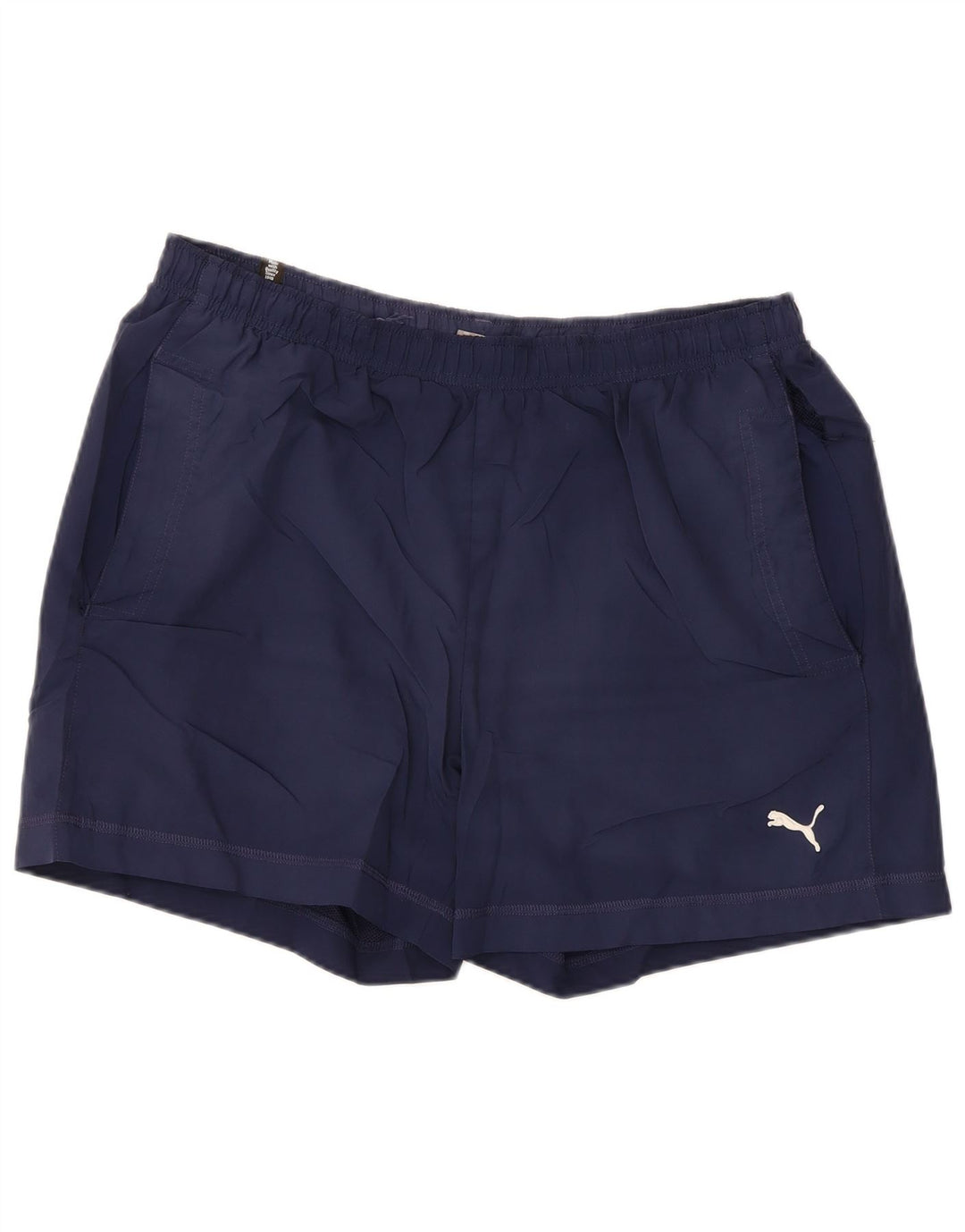 Puma Short de Sport Homme Bleu Marine Large