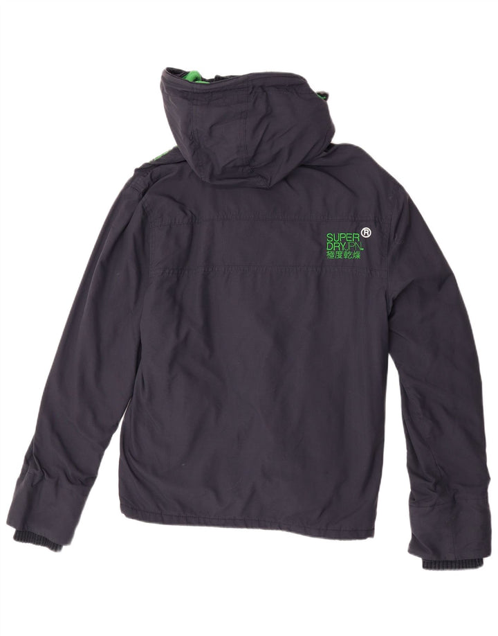Superdry Veste coupe-vent Windcheater pour femme UK 14 Bleu marine moyen