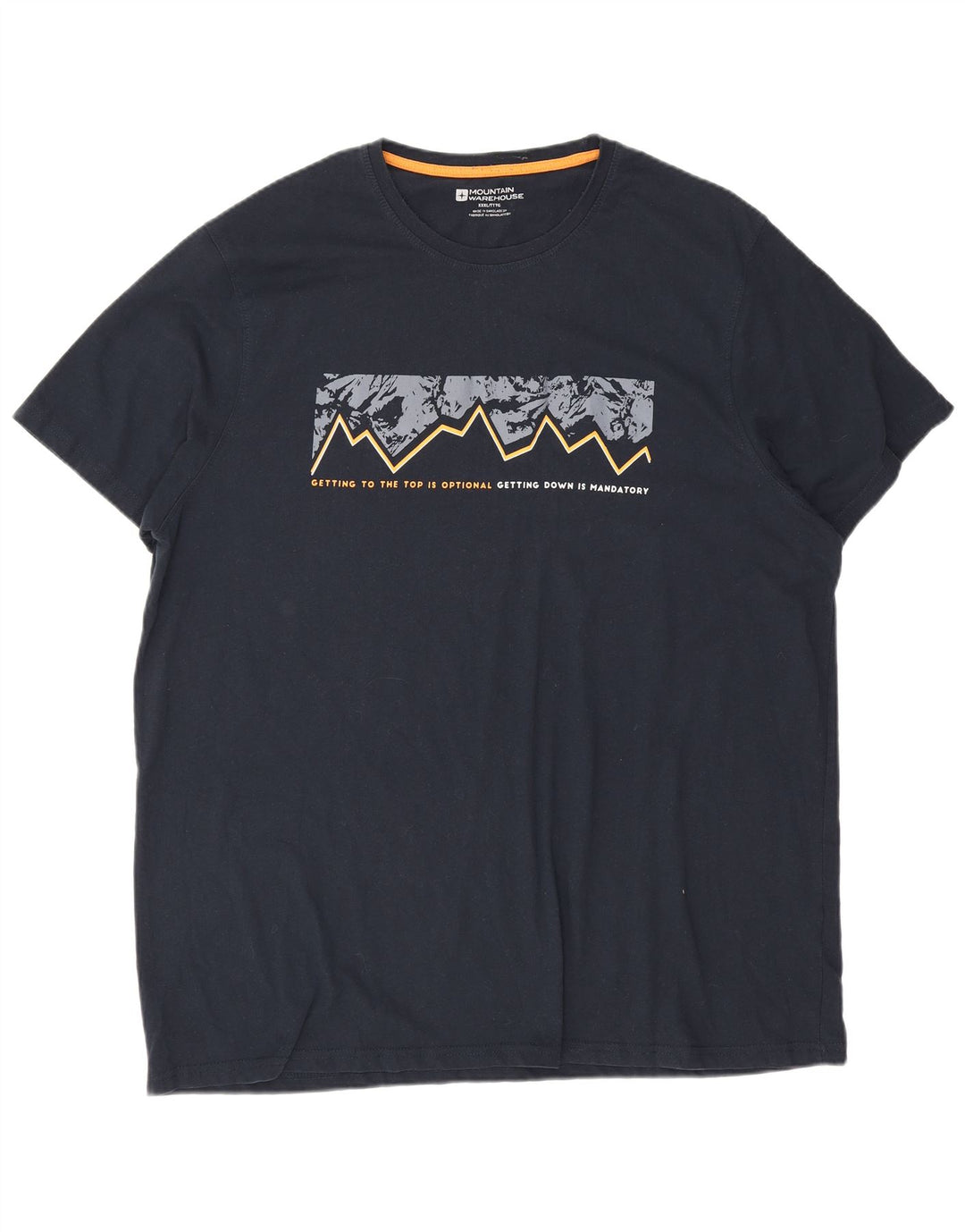 Mountain Warehouse T-shirt graphique pour homme en coton bleu marine 3XL