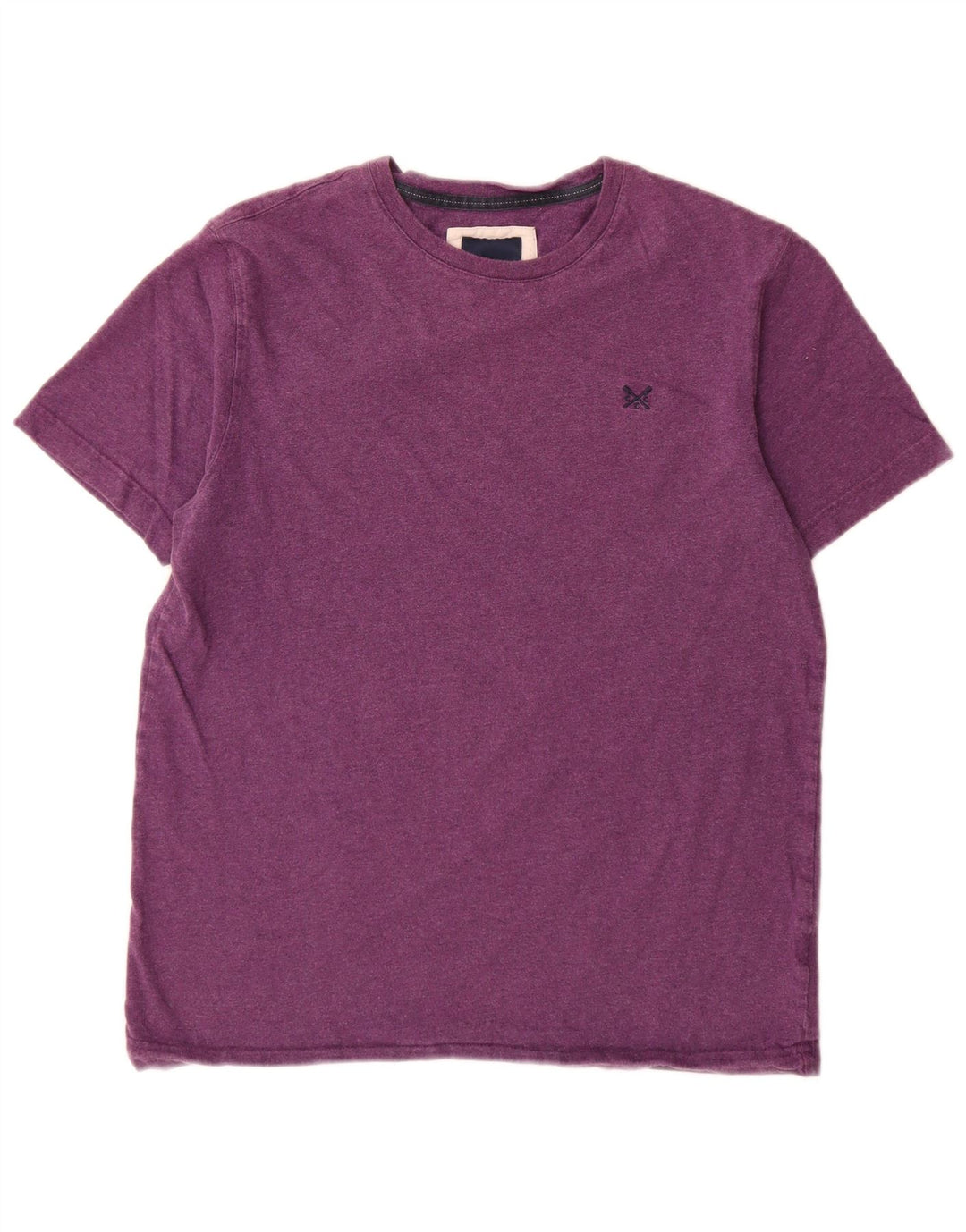 Crew Clothing T-Shirt Homme Haut Violet Moyen Coton