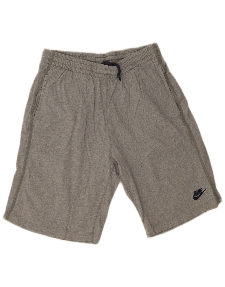 Nike Short de sport en coton gris moyen pour homme