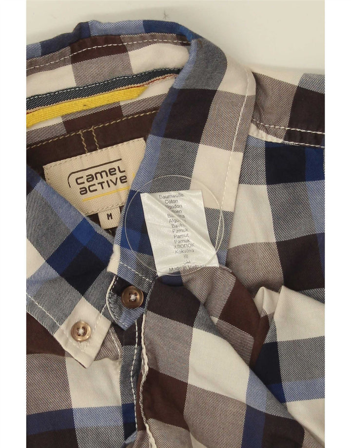 Chemise Homme Camel Active Coton Vichy Multicolore Moyen