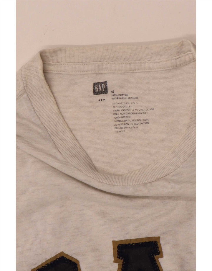 Gap T-Shirt Graphique Homme Gris Moyen Moucheté Coton