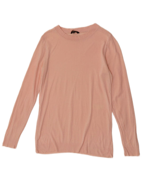 Massimo Dutti Haut à manches longues pour femme UK 8 Small Rose