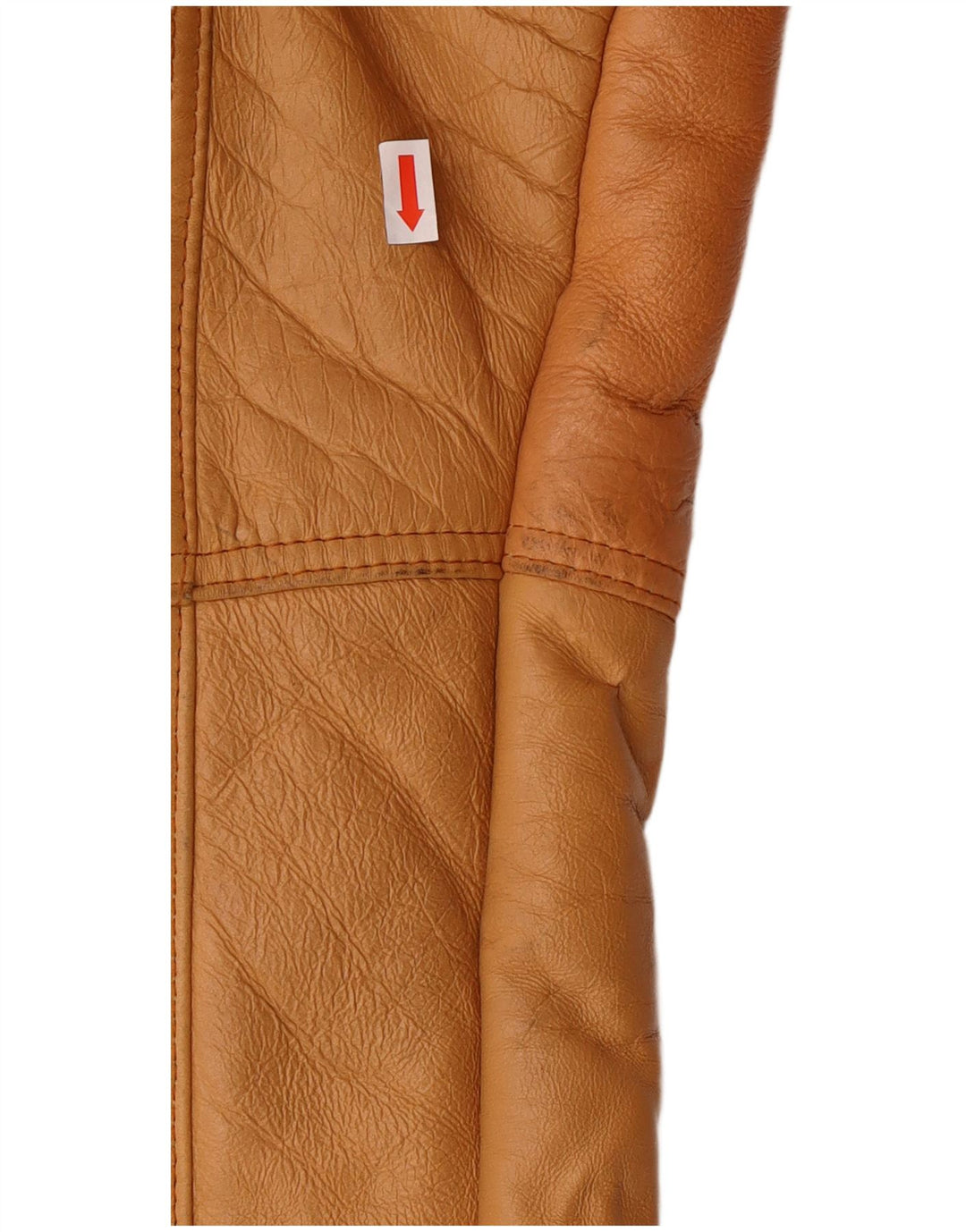 veste en peau de mouton homme vintage IT 52 XL peau de mouton marron