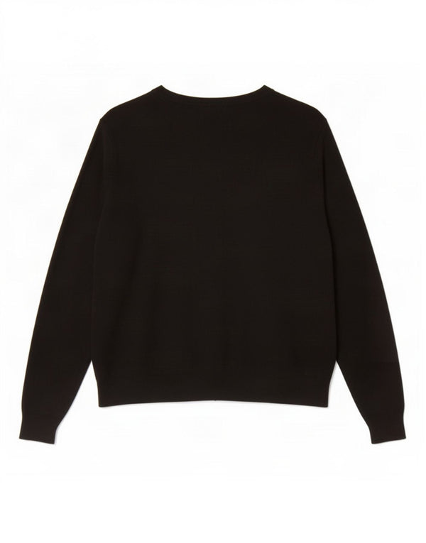 Marks & Spencer Pull Cardigan Femme UK 20 2XL Noir Viscose