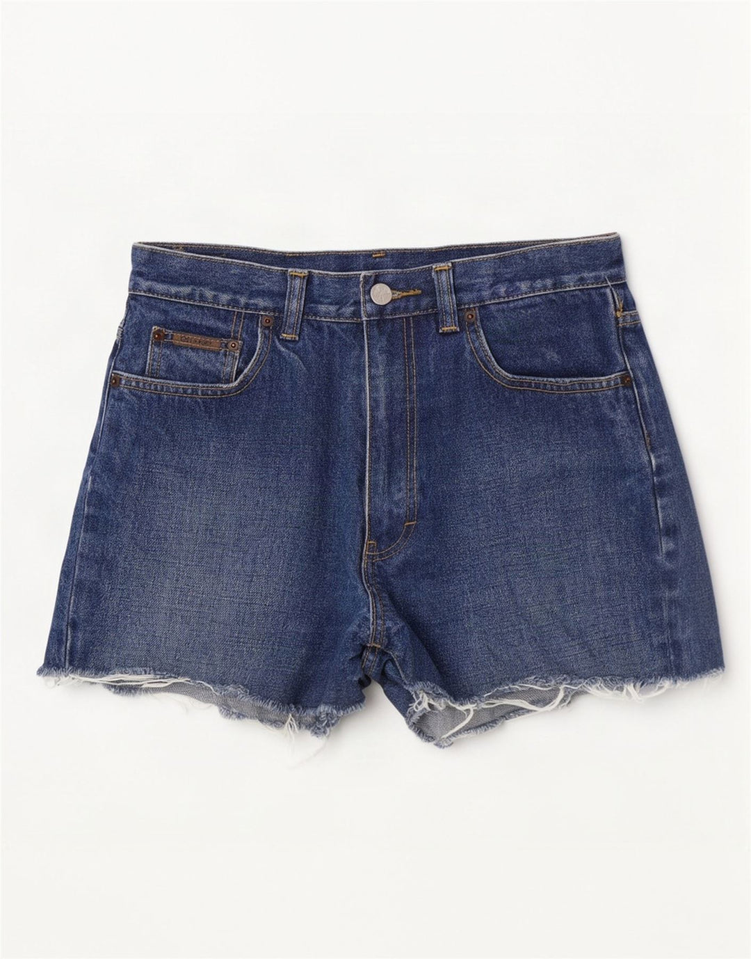 Calvin Klein Short en Jean W30 Femme Bleu Moyen en Coton