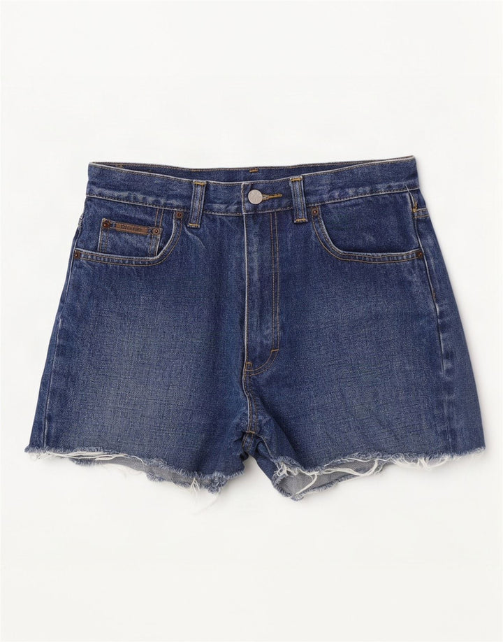 Calvin Klein Short en Jean W30 Femme Bleu Moyen en Coton