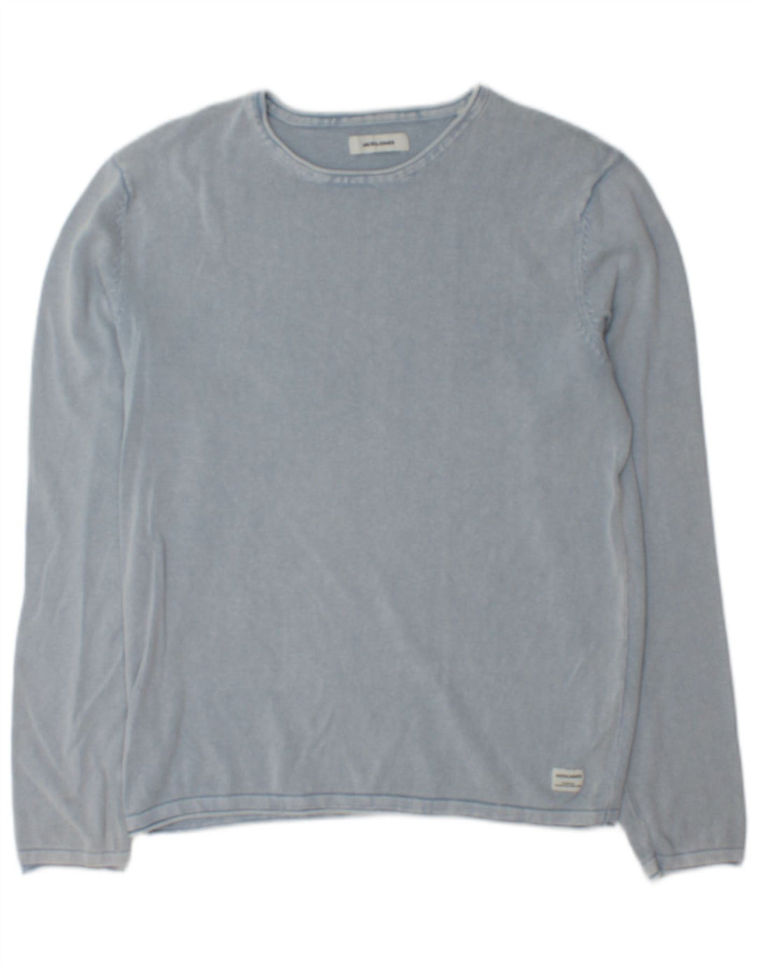 Jack & Jones Pull Col Bateau Homme Bleu Moyen Coton