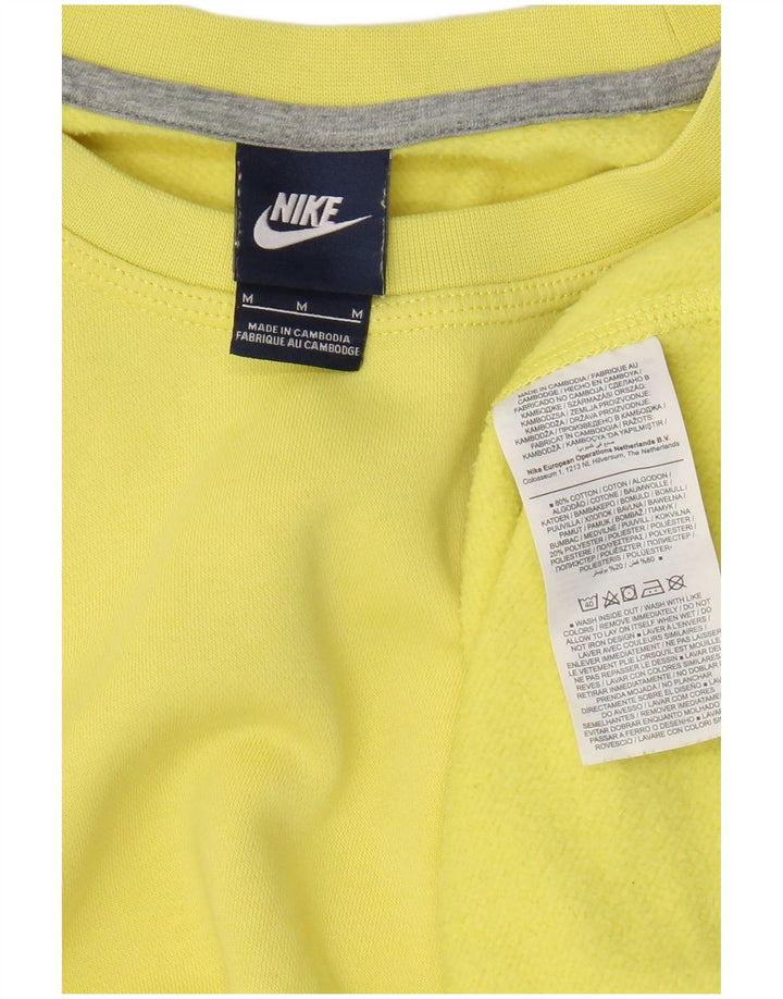 Nike Sweat-shirt en coton jaune moyen pour homme