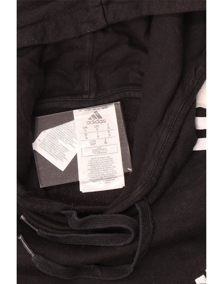Adidas Pull à capuche pour homme Petit Noir Polyester
