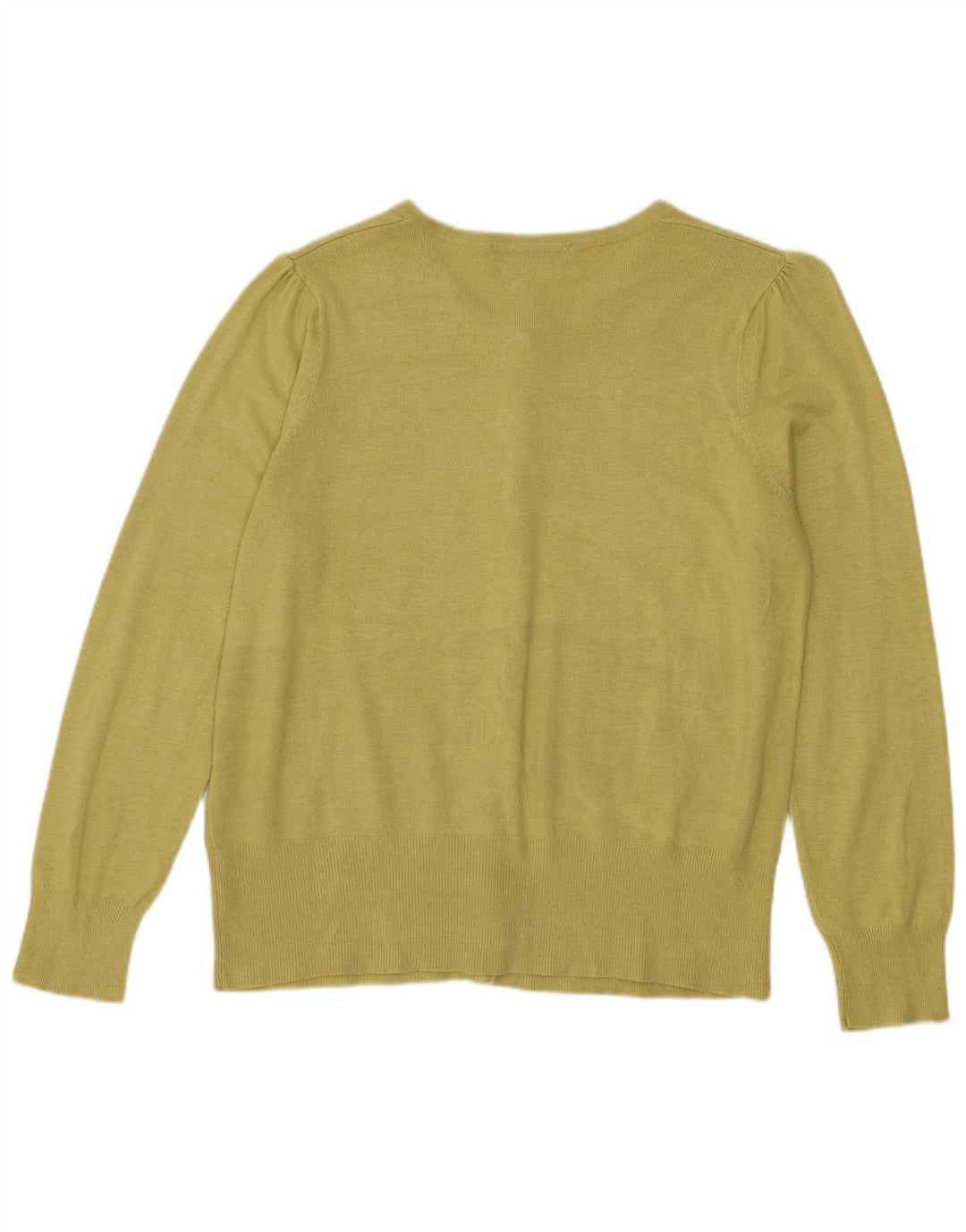 Marks & Spencer Pull Cardigan pour Femme UK 14 Vert Moyen
