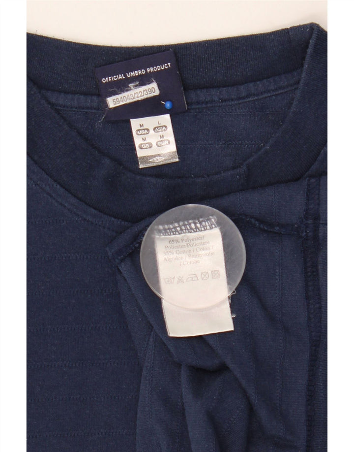 Umbro T-Shirt Homme Bleu Marine Moyen Polyester
