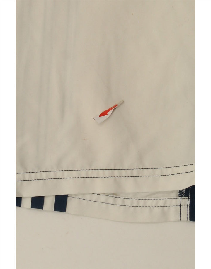 Adidas Short de bain graphique pour homme, petit, blanc, colour block