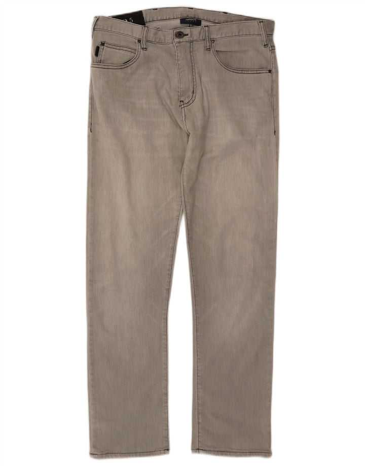 Armani Femme Jean Droit W33 L28 Gris