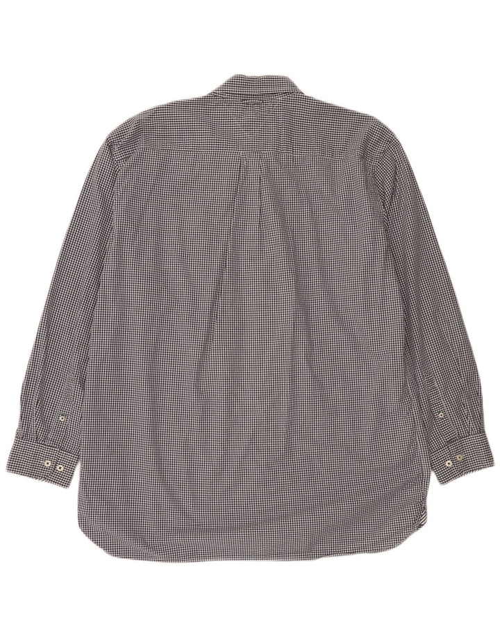 Tommy Hilfiger Chemise Homme 2XL Coton à Carreaux Noir