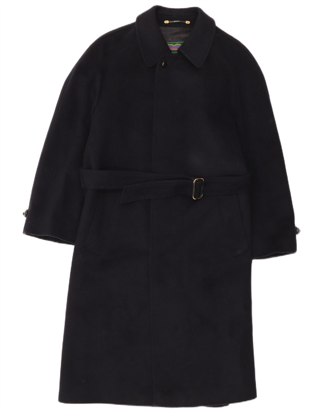 WESTBURY Manteau Homme UK 36 Petite Laine Bleu Marine