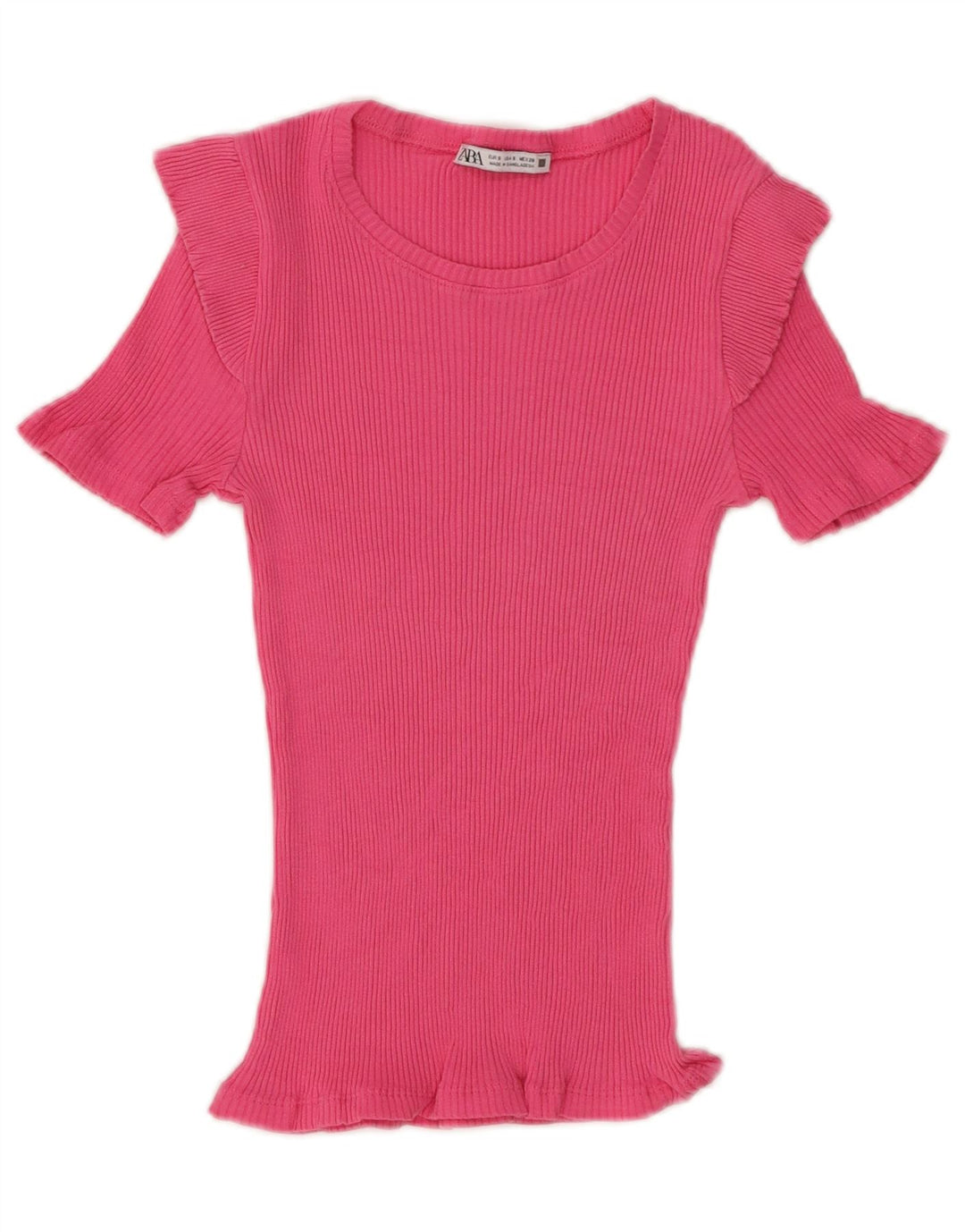 Zara Femme Chemisier Top UK 8 Petit Rose