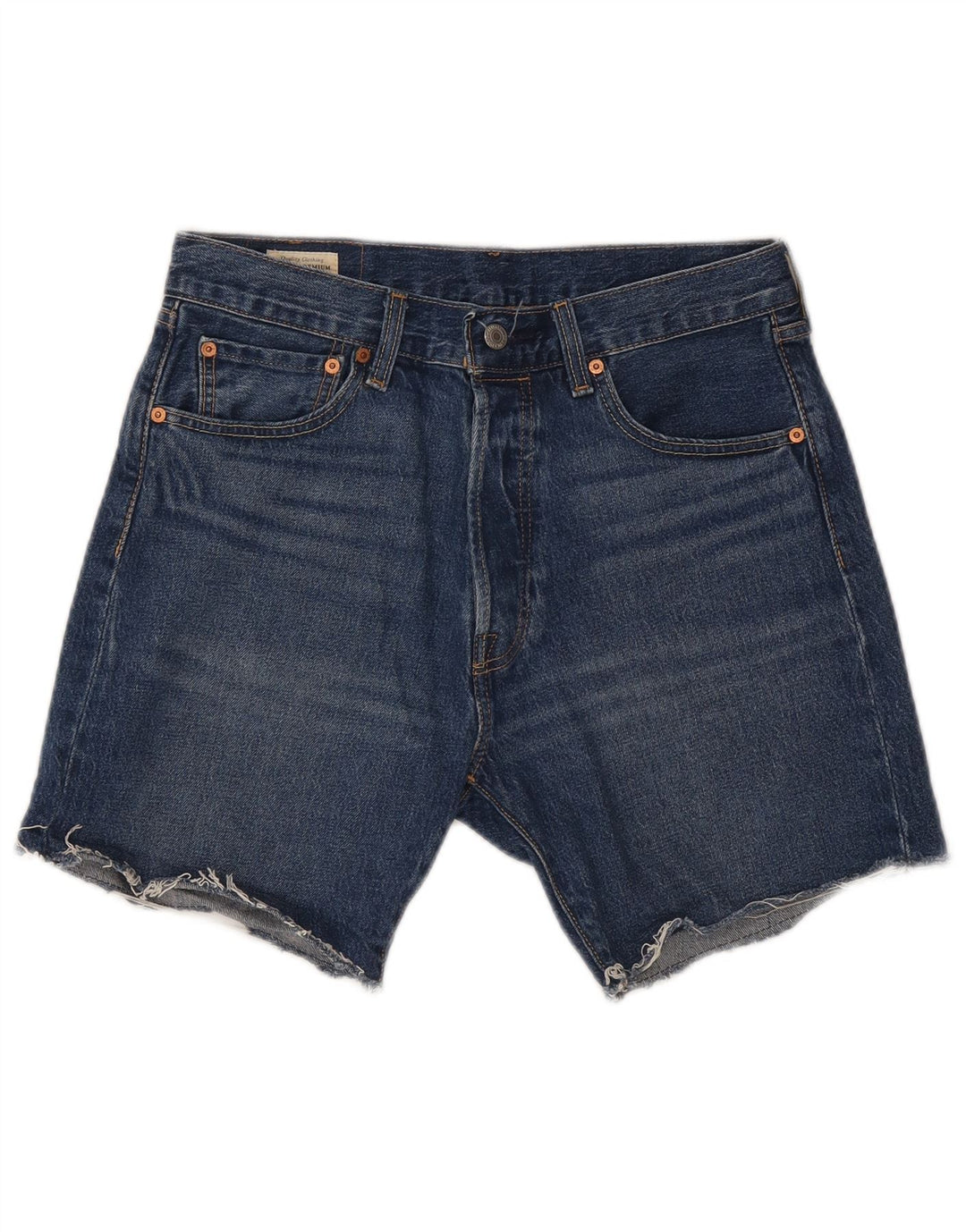 Levi's Short en Jean 501 W32 Homme Bleu Moyen Coton