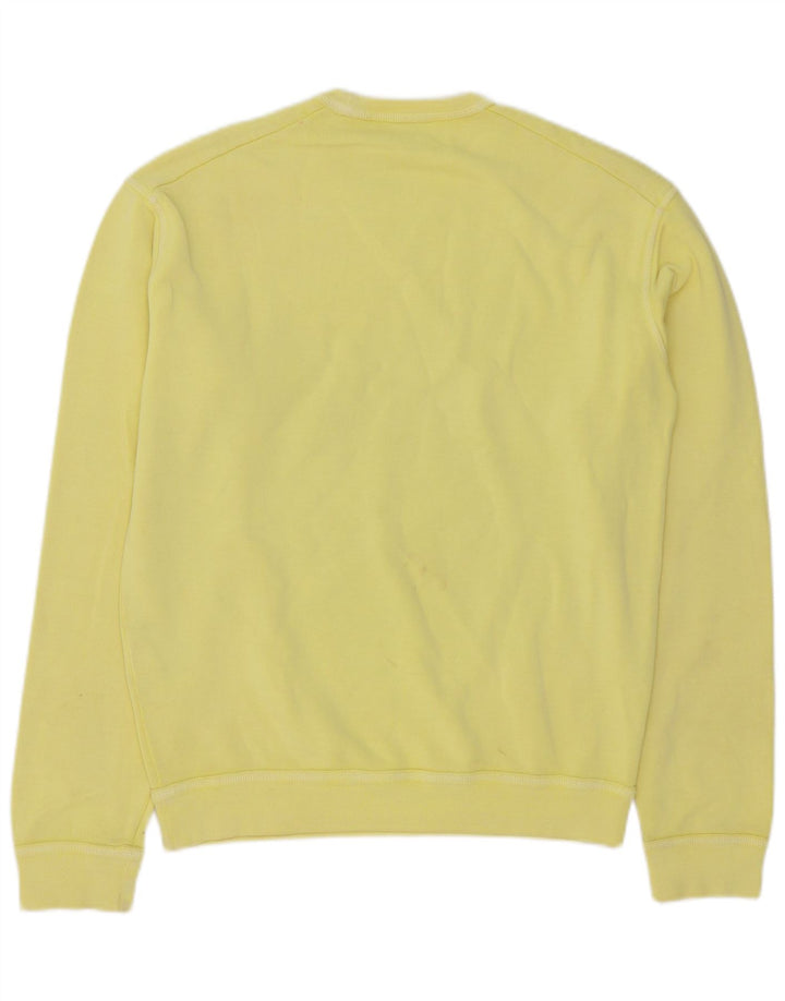 Dsquared2 Homme Graphic Sweatshirt Jumper Grand Jaune Coton