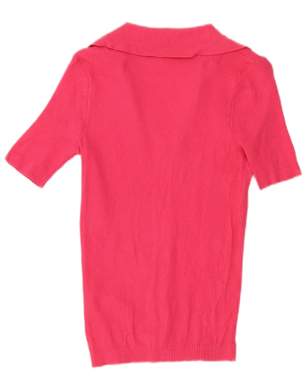 Marks & Spencer Polo Femme UK 6 XS Rose Coton