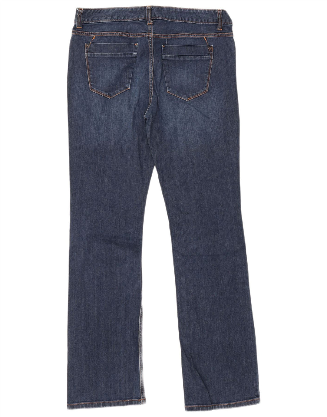 MOSSIMO Jean bootcut courbé pour femme US 12 Large W32 L32 Bleu Coton