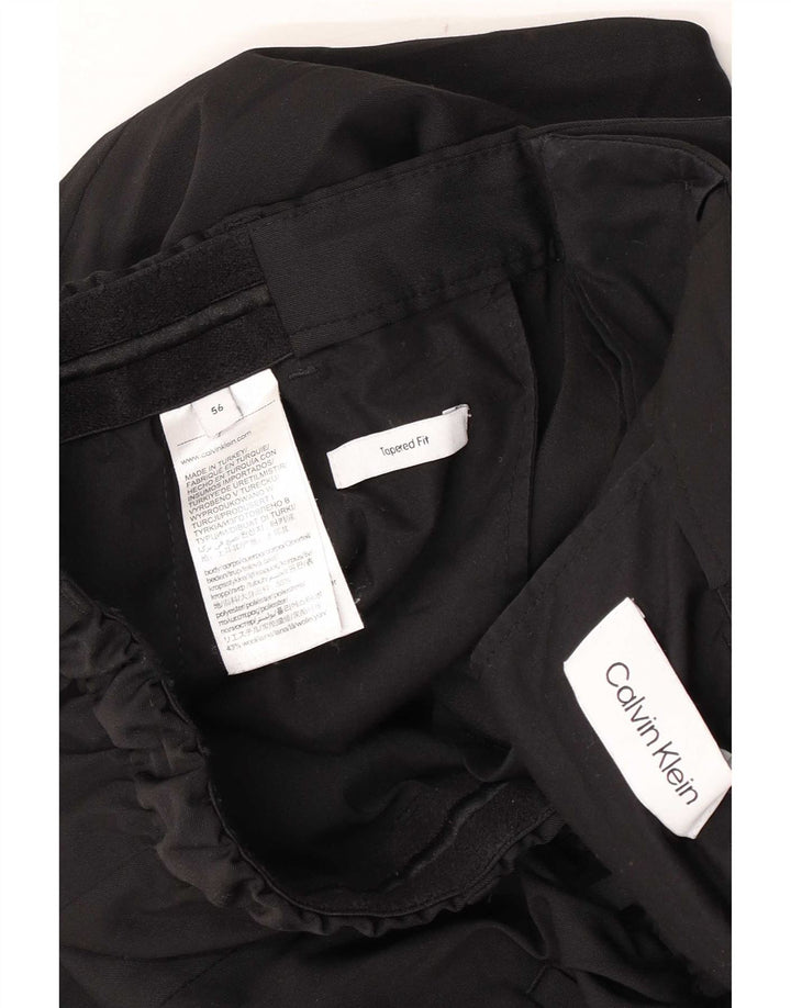 Calvin Klein Pantalon Chino Fuselé Homme W36 L30 Noir Polyester