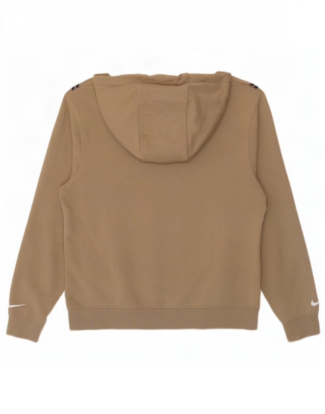 Nike Pull à capuche graphique en coton beige moyen pour homme