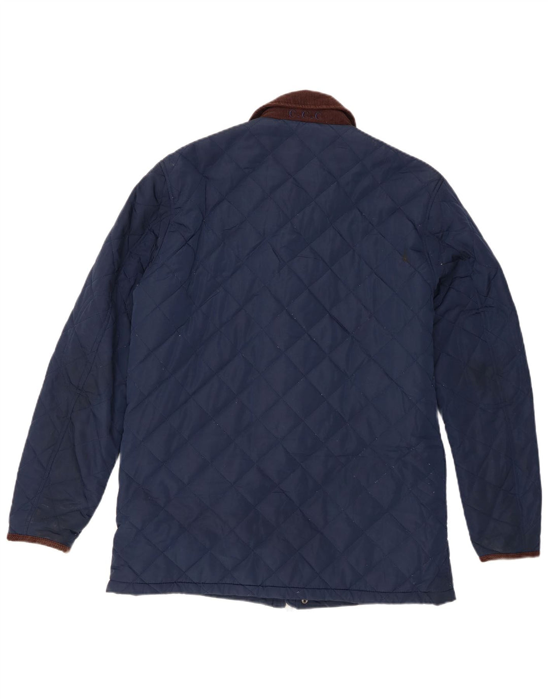 Crew Clothing Veste matelassée pour homme UK 38 Bleu marine moyen Colourblock