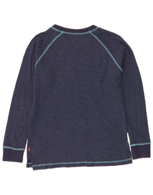 Levi's Garçon Top Manches Longues 11-12 ans Bleu Marine Coton