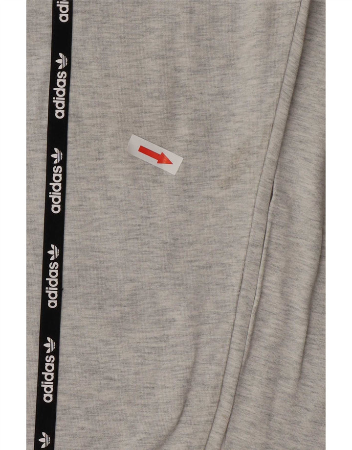 Adidas Leggings graphiques pour femmes UK 12 coton color block gris moyen