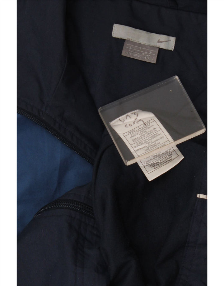 Nike Veste de survêtement pour homme en nylon color block Bleu Taille L