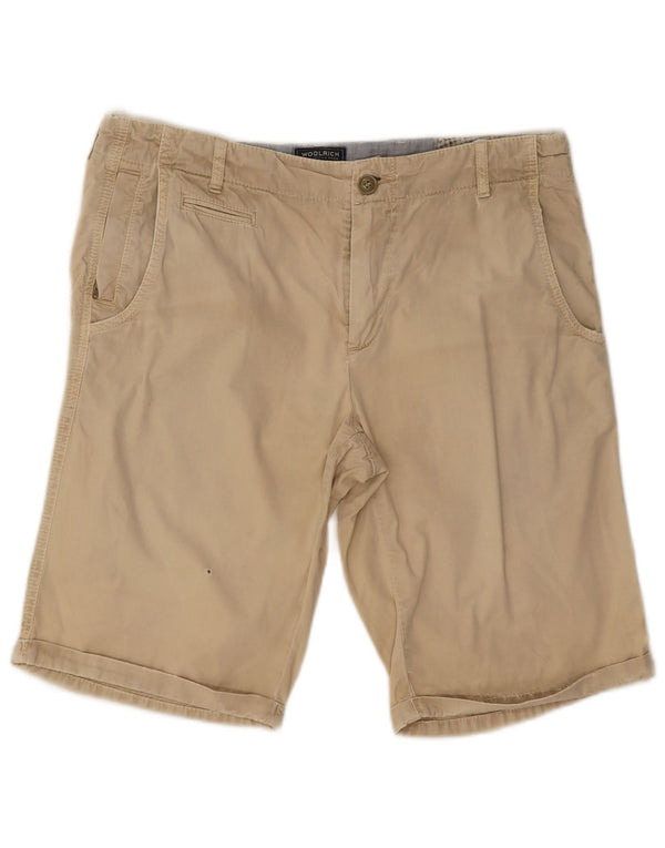 Woolrich Short Chino Homme W34 Large Beige Coton