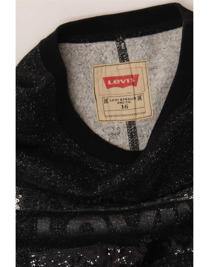 Levi's Sweatshirt Graphique Fille 15-16 ans Noir